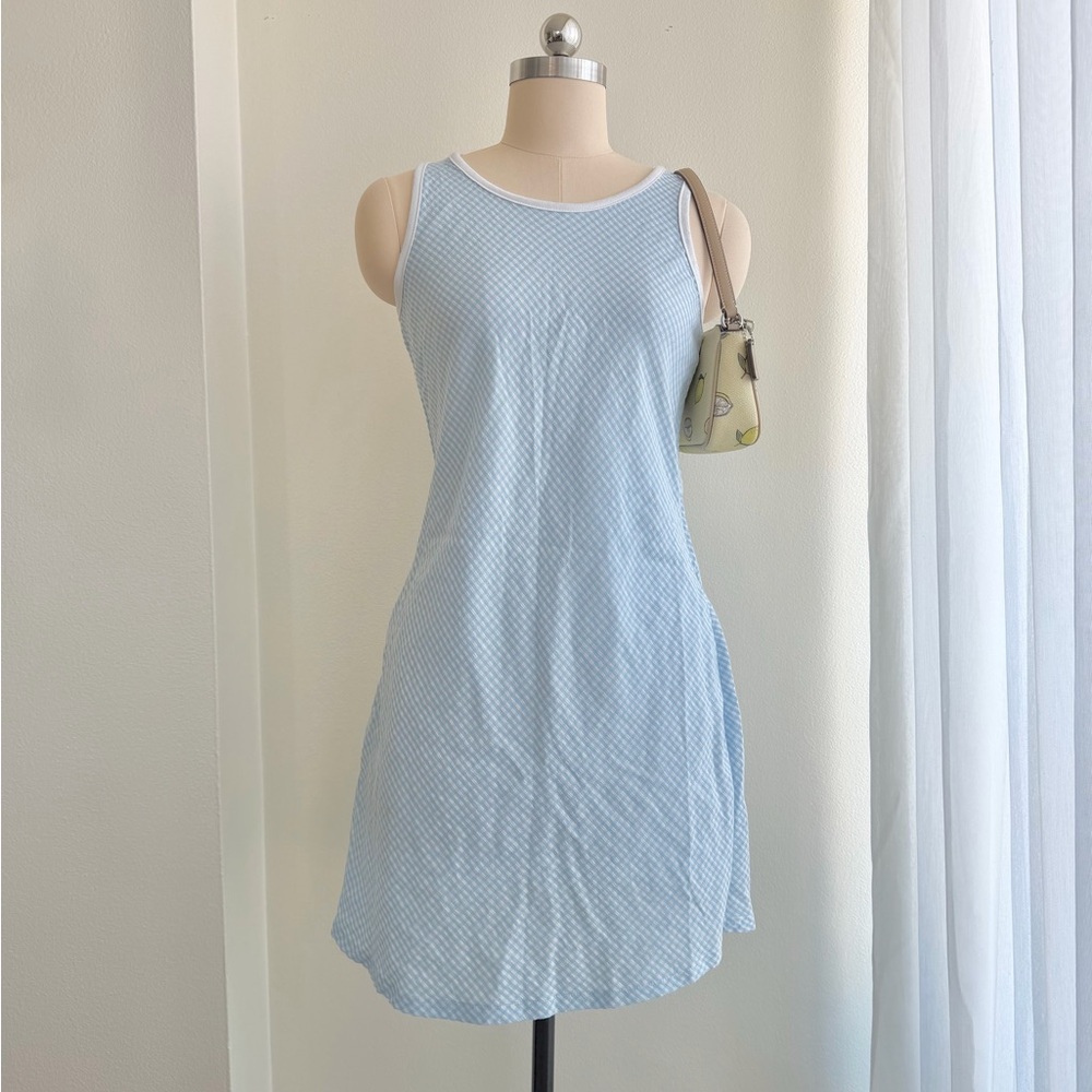 Light Blue Sleeveless Summer Dress